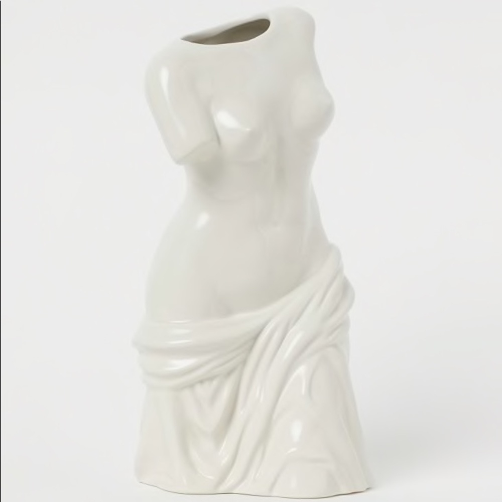 H&M Ceramic Sculpture Vase